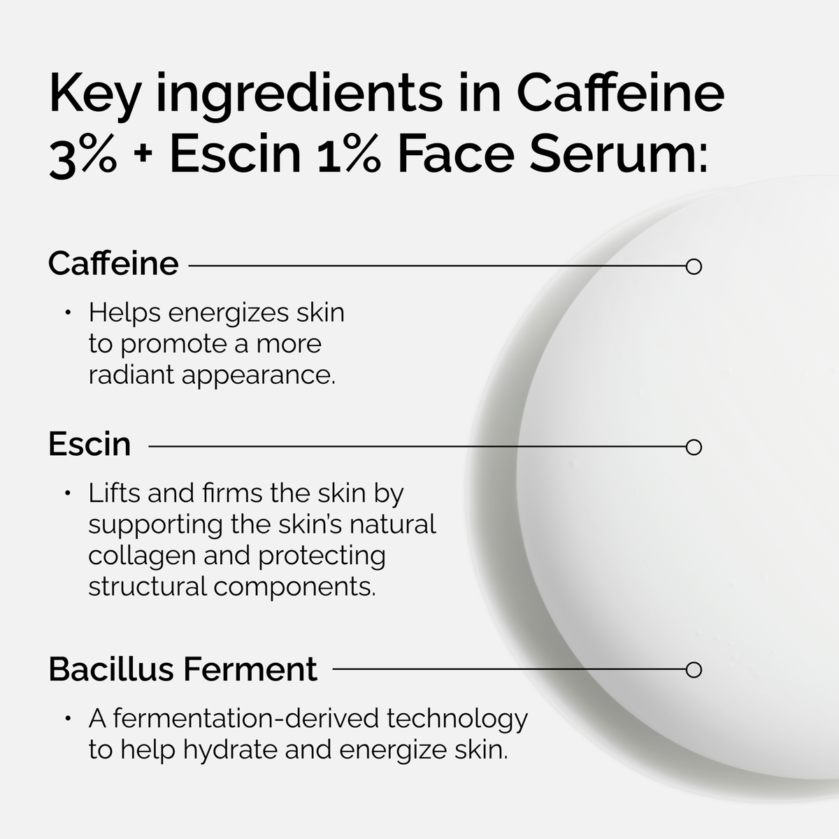 3% + Escin 1% Face Serum - Clear Balance